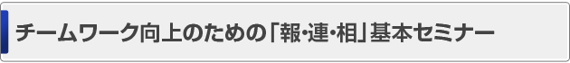 チーム・ビルディング基本セミナー