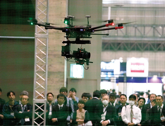 ドローン飛行 デモンストレーション02