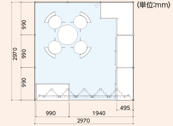 P-1C 間取り図