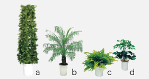HM-1A,B,C,D 観葉植物