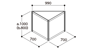 5 三角展示台（a,b）