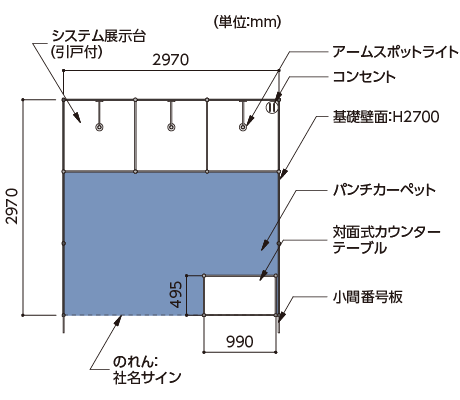 ディスプレイプラン プレミアムA 間取り図