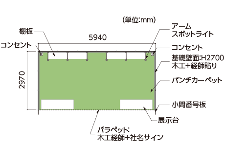 ディスプレイプラン プレミアムF 間取り図