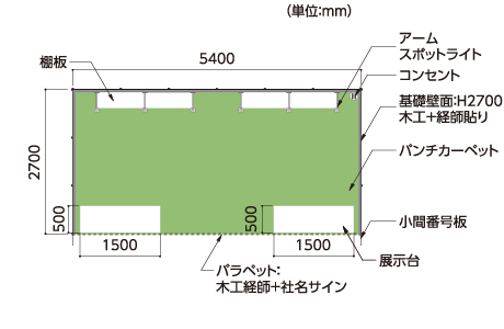 ディスプレイプラン プレミアムF 間取り図