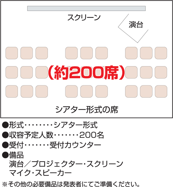 セミナー会場 イメージ図