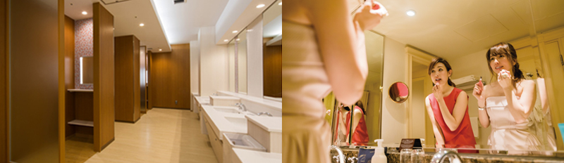 Powder Rooms for Female Restrooms